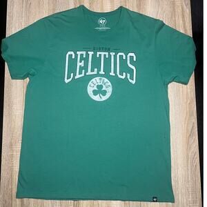 Boston Celtics 47 NBA T Shirt Mens XL Green Short Sleeve XL